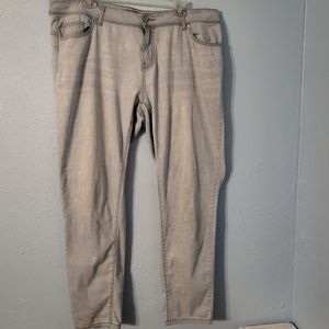 WAX JEANS women's Size 18 light wash jeans